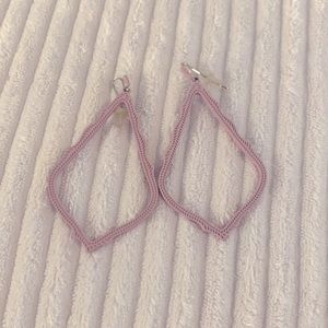 Kendra Scott Sophie Matte pink earrings